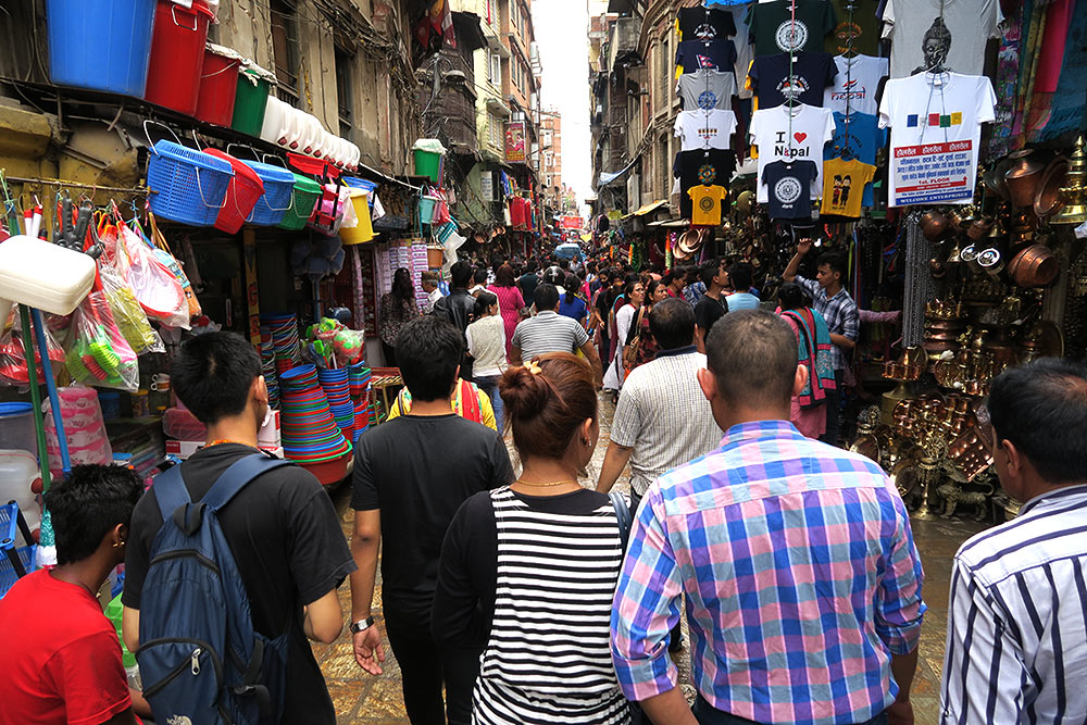 Thamel in Kathmandu - Happymind Travels