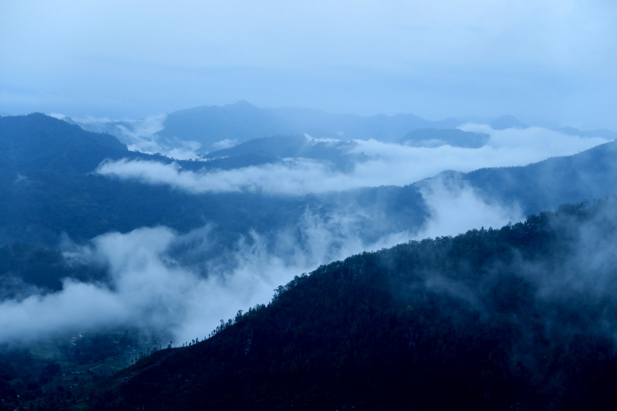 View from Thani Mai Temple in Bandipur - Happymind Travels