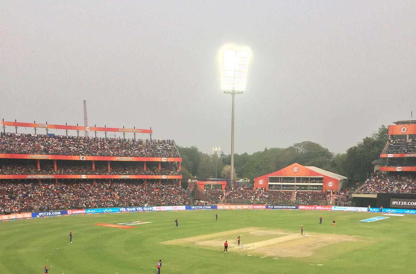 Feroz Shah Kotla Stadium in Delhi - Photo from Paramgoel | Happymind Travels