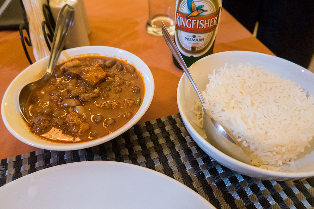 Feijoada - Portuguese dish at Horseshoe Restaurant in Panaji | Happymind Travels