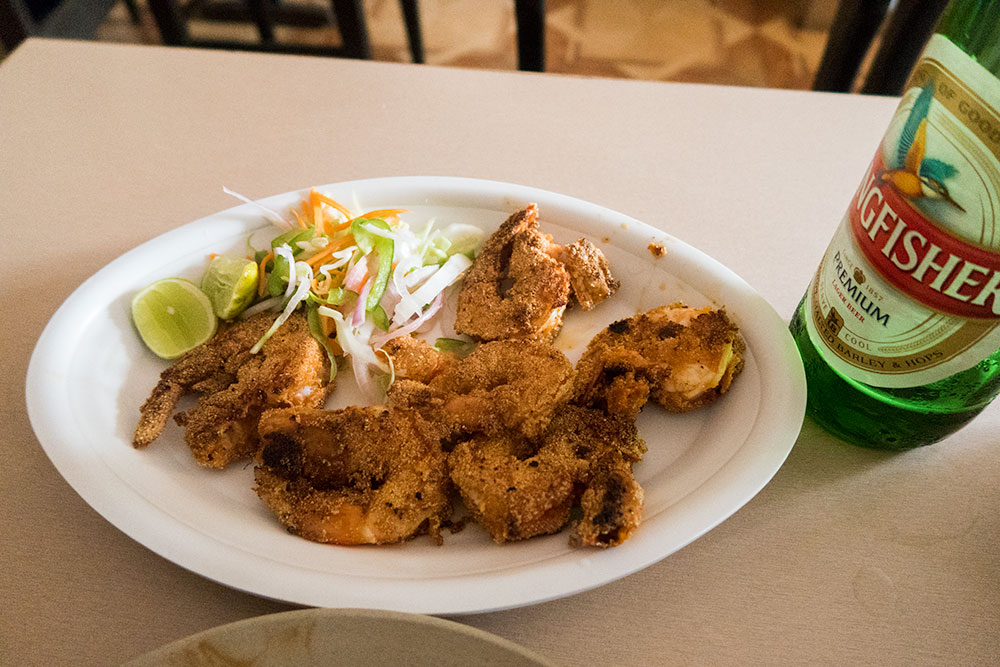 Chonak, a fish fillets grilled with masala at George Bar in Panaji | Happymind Travels