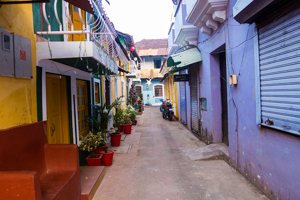 Old Portuguese quarter of Fontainhas in Panaji | Happymind Travels