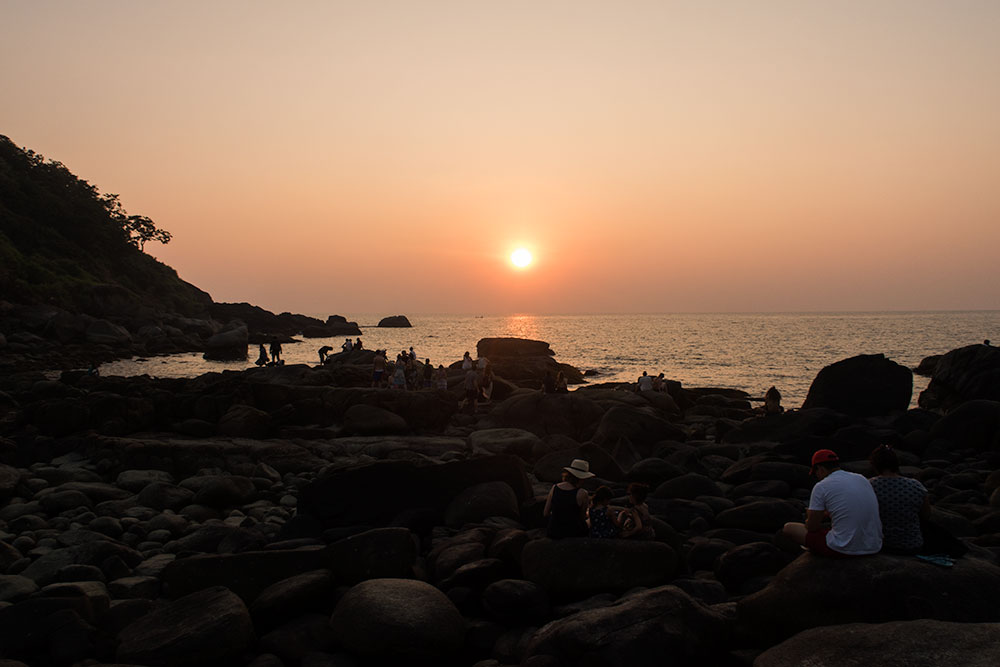 Sunset Moment in Palolem Beach | Happymind Travels