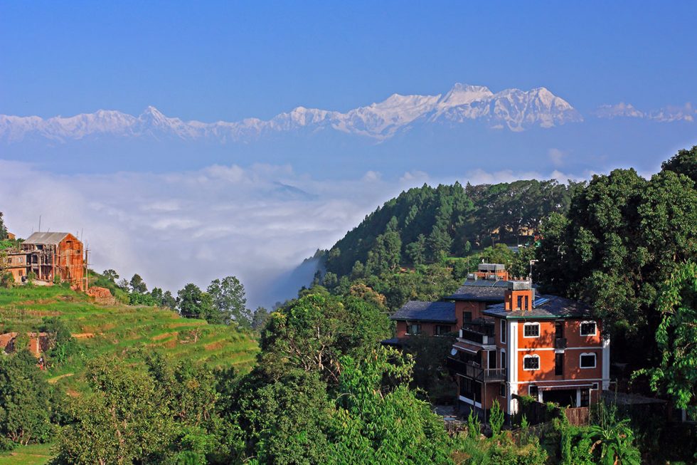 Vista de Annapurna em Nuwakot | Happymind Travels