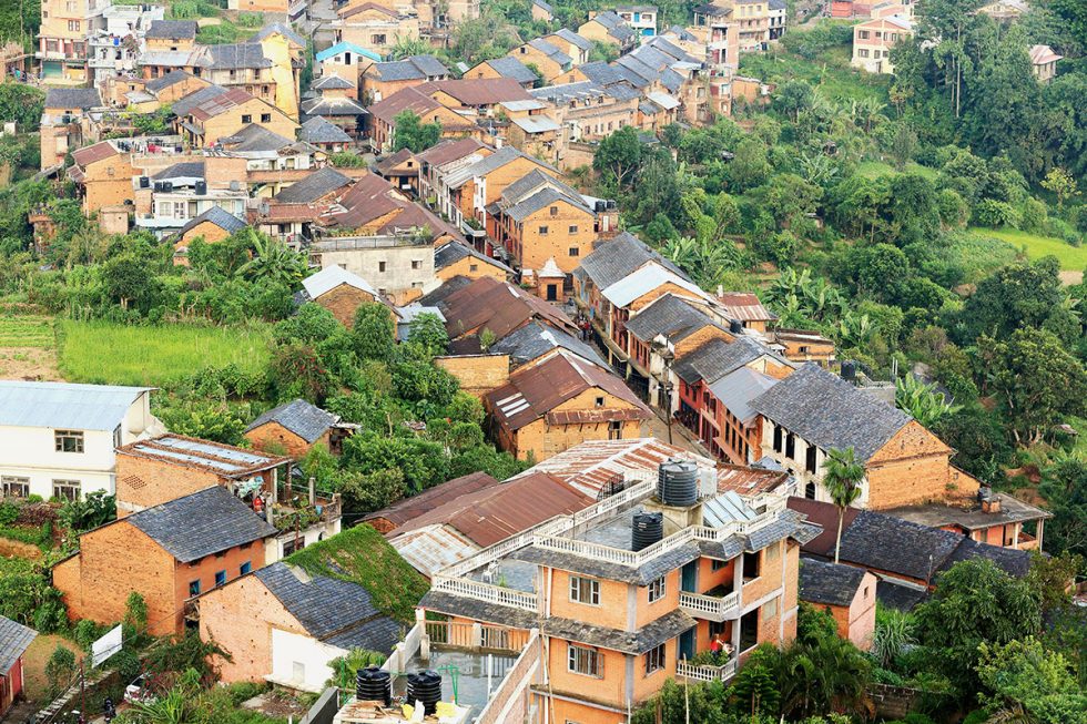 Vista da Cidade de Bandipur desde o Monte de Gurunche Dada | Happymind Travels