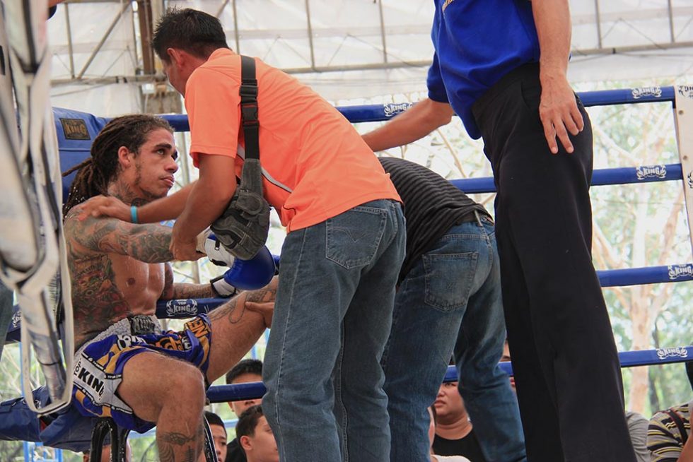 Boxeur during Muay Thai Day in Ayutthaya, Thailand | Happymind Travels