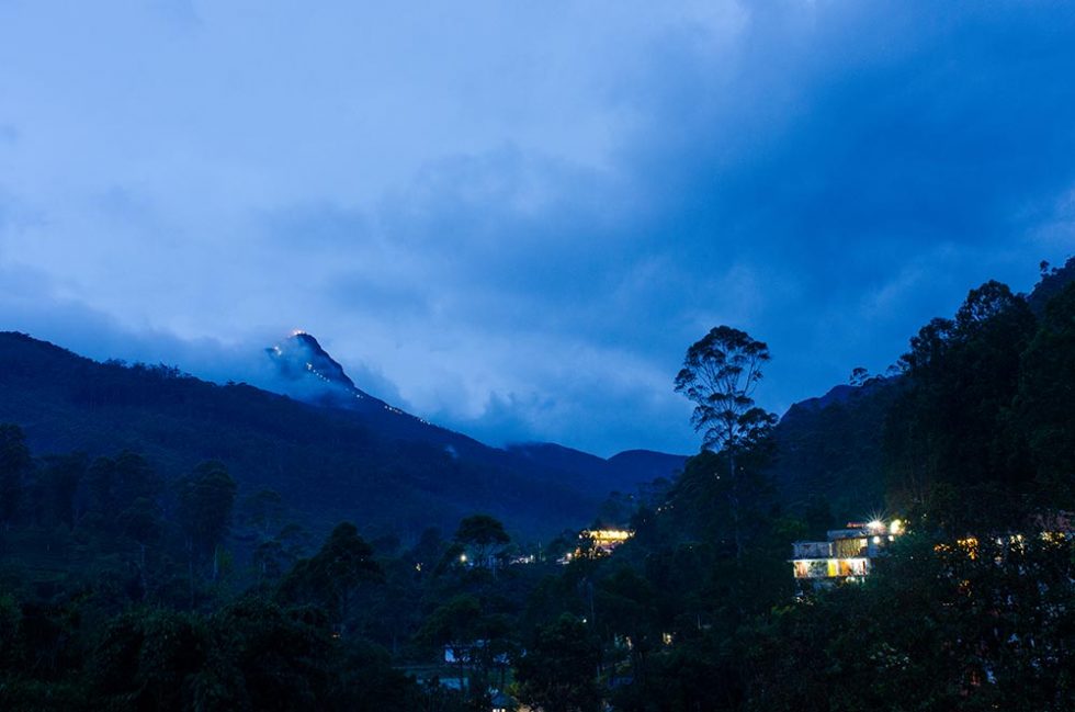 The Adams Peak on far away, during the morning | Happymind Travels