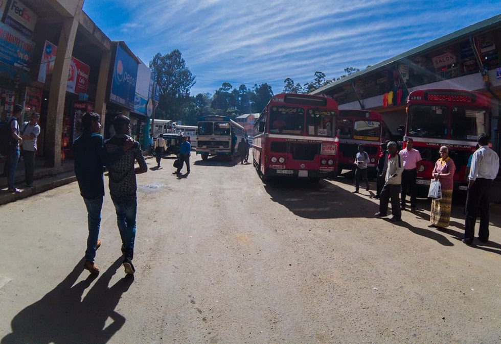 Bus Station in Nuwara Eliya, Sri Lanka | Happymind Travels