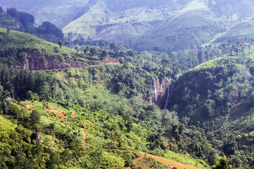 Devon Waterfall em Nuwara Eliya, Sri Lanka | Happymind Travels