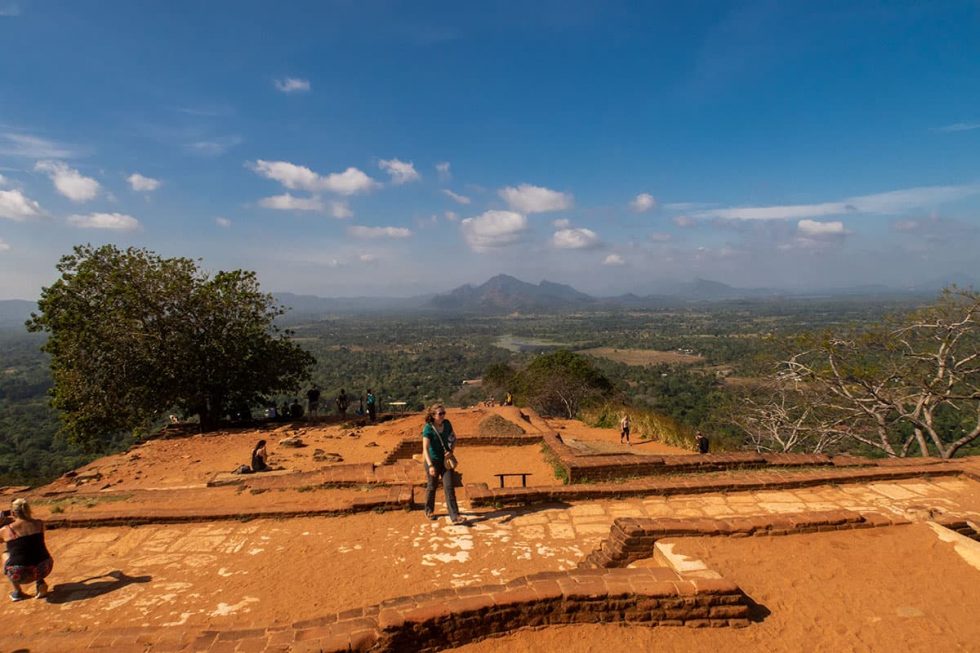 Top of Sigiriya Palace, Sri Lanka | Happymind Travels