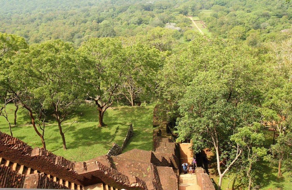 Escadaria do Palácio de Sigiriya, Sri Lanka | Happymind Travels