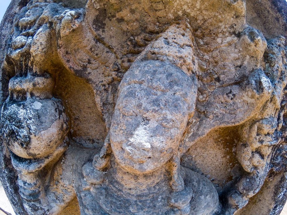 Statues dug in stone in Polonnaruwa, Sri Lanka, Sri Lanka