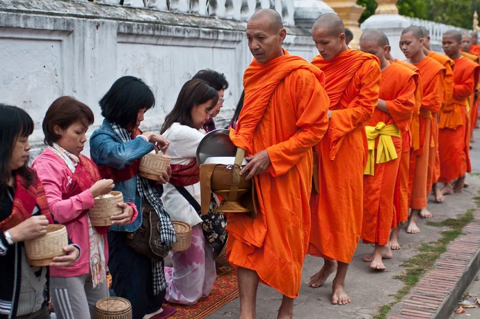 Ceremony in Luang Prabang, former capital of Laos | Happymind Travels