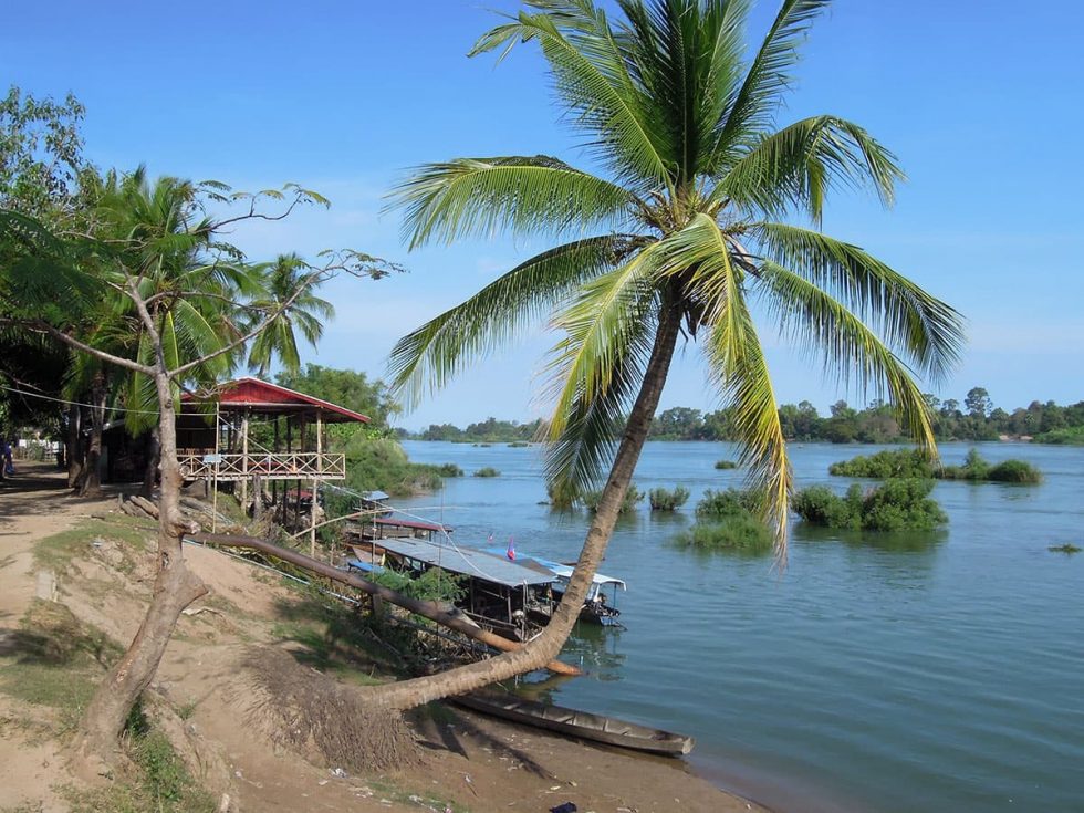 Rio Mekong desde Don Det nas 4000 Islands, Laos | Happymind Travels
