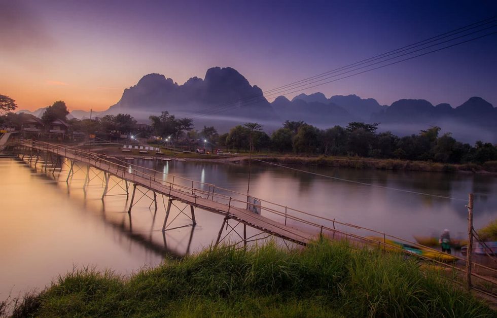 Rio Mekong em Vang Vieng, Laos | Happymind Travels