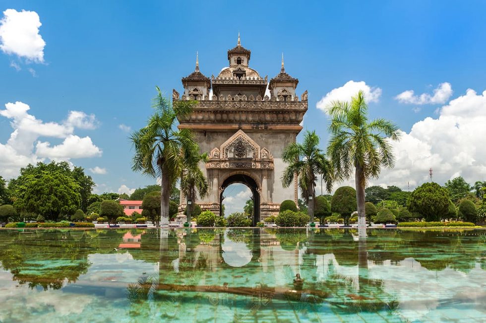 Victory Arch in Vientiane , Laos | Happymind Travels